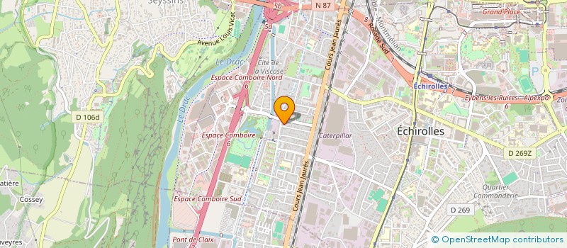 localisation de l'entreprise MADAME STRAYKE COUREUR  ECHIROLLES