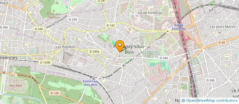 localisation de l'entreprise MADAME STYCZEN GAILLARD à FONTENAY-SOUS-BOIS