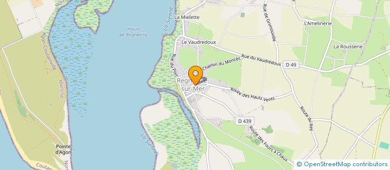 localisation de l'entreprise MADAME STYLIANI ARVANITI  REGNEVILLE-SUR-MER