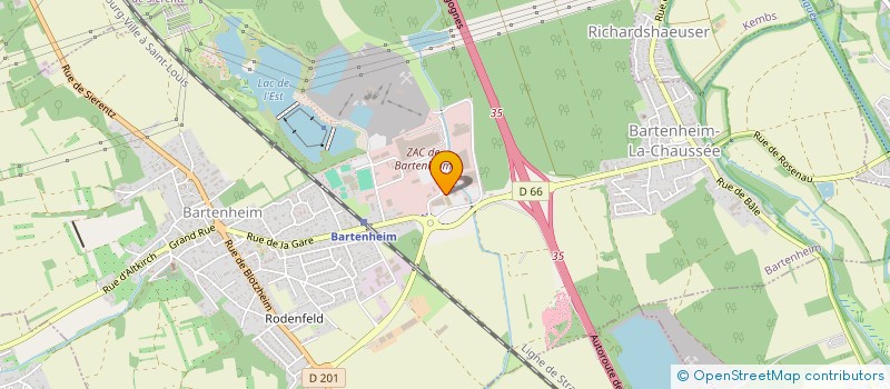 localisation de l'entreprise MADAME STYLIANI GAITANIDOU  BARTENHEIM