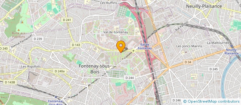 localisation de l'entreprise MADAME SU WANG à FONTENAY-SOUS-BOIS