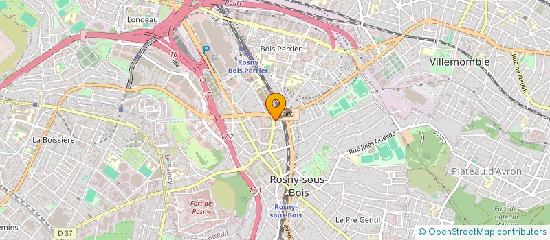 localisation de l'entreprise MADAME SUCAINA BENOMAR à ROSNY-SOUS-BOIS