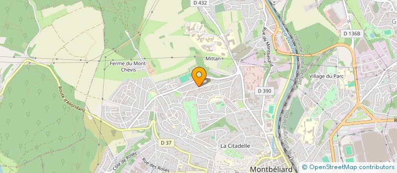 localisation de l'entreprise MADAME SUCCESS ENOGHAME  MONTBELIARD