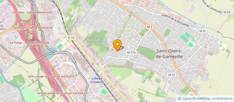 localisation de l'entreprise MADAME SUDAWADEE CHANPIWAT  SAINT-ORENS-DE-GAMEVILLE