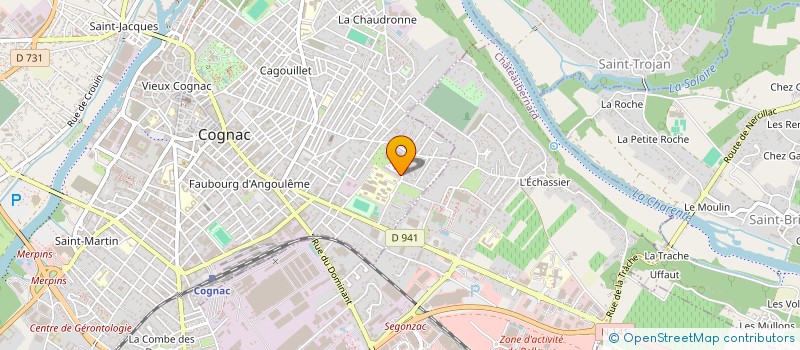 localisation de l'entreprise MADAME SUDJATHA FONTAINE à COGNAC