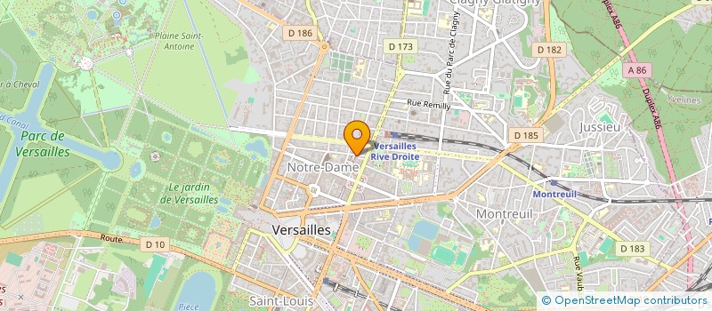 localisation de l'entreprise MADAME SUE FELSHER à VERSAILLES