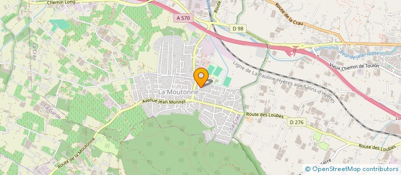 localisation de l'entreprise MADAME SUE LEE  LA CRAU