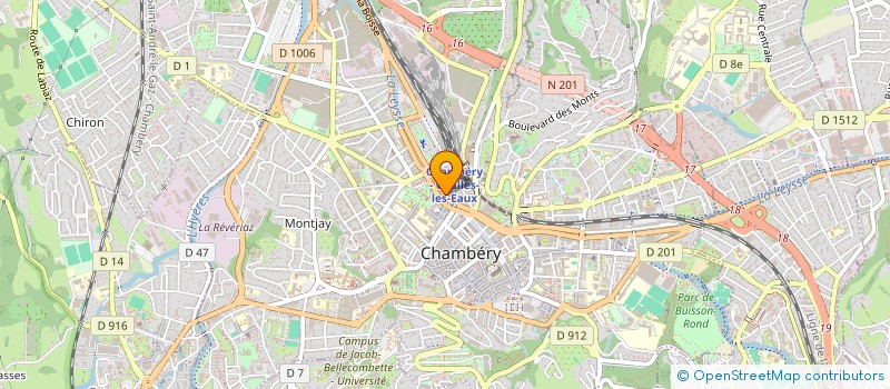 localisation de l'entreprise MADAME SUELEN TANCREDO DE AMORIM à CHAMBERY