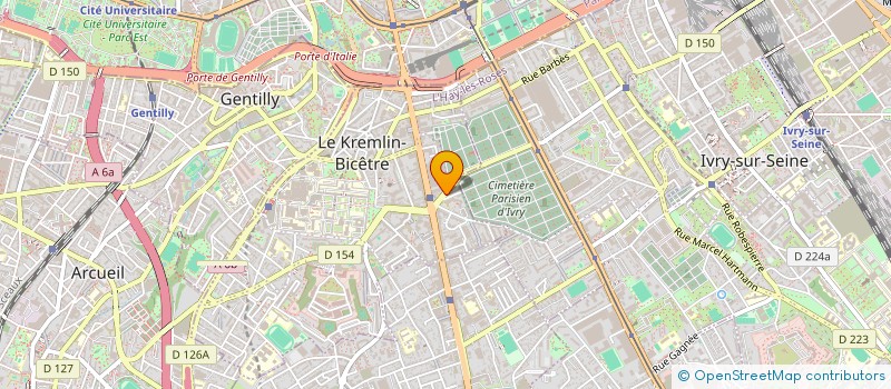 localisation de l'entreprise MADAME SUELI ALVES ARAUJO  LE KREMLIN-BICETRE