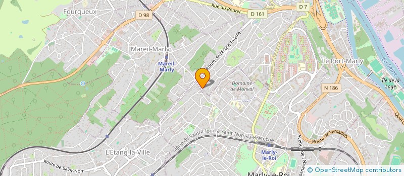 localisation de l'entreprise MADAME SUELI ALVES DUQUE  LE PECQ