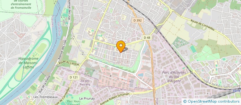 localisation de l'entreprise MADAME SUELLY GAMEIRO  CORMEILLES-EN-PARISIS