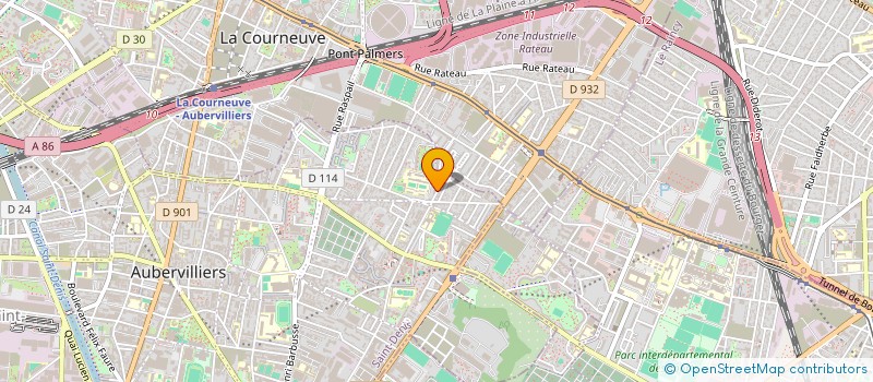 localisation de l'entreprise MADAME SUEMIA DUARTE  AUBERVILLIERS