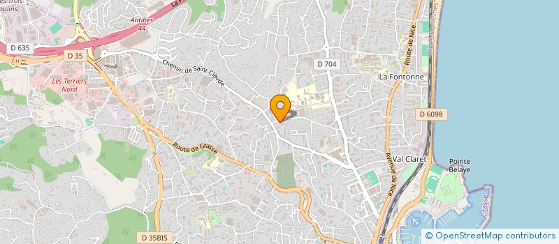 localisation de l'entreprise MADAME SUET MAY TONG à ANTIBES