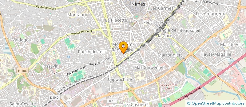 localisation de l'entreprise MADAME SUGLY VARGAS-GENSANNE  NIMES