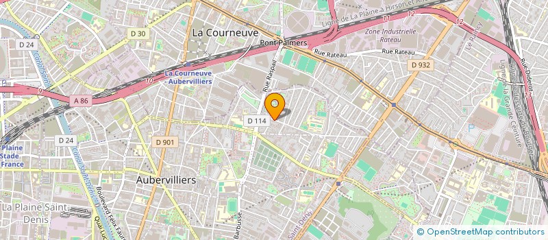 localisation de l'entreprise MADAME SUHADA AKTAR  AUBERVILLIERS