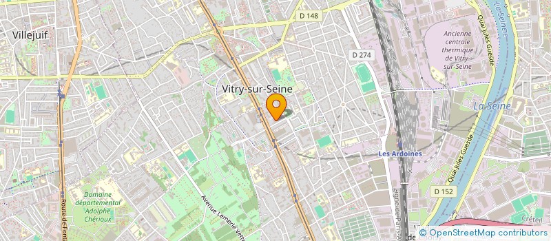 localisation de l'entreprise MADAME SUIZHU ZHU  VITRY-SUR-SEINE