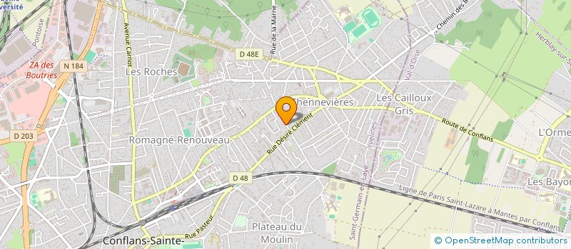 localisation de l'entreprise MADAME SUJINTHARA KHANKAM  CONFLANS-SAINTE-HONORINE