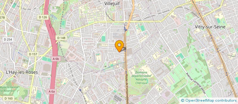 localisation de l'entreprise MADAME SUJITTRA SORASIT  VILLEJUIF