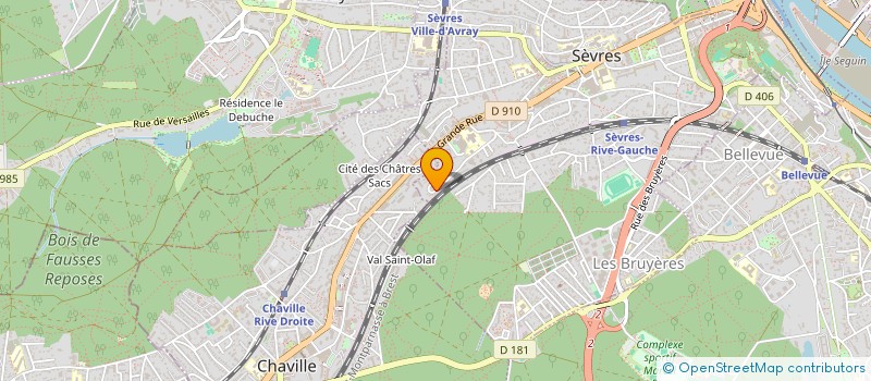 localisation de l'entreprise MADAME SUJUAN XU à SEVRES
