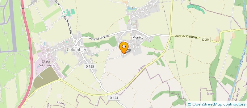 localisation de l'entreprise MADAME SUKANYA NOYMUANG  COLOMBIER-SAUGNIEU