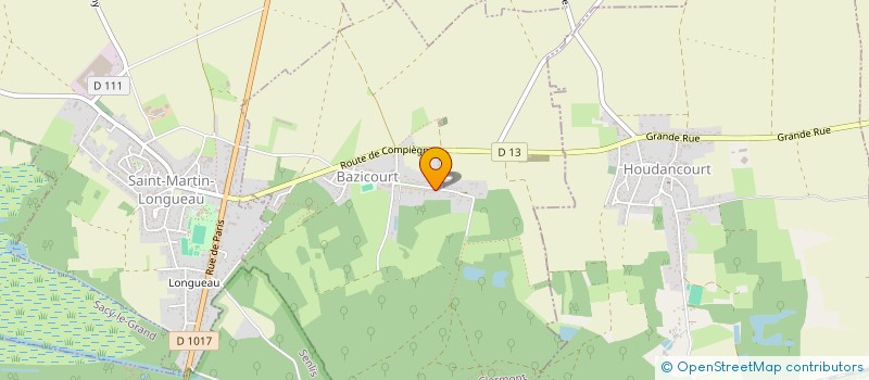 localisation de l'entreprise MADAME SUKANYA PHROMLATTHISON  BAZICOURT