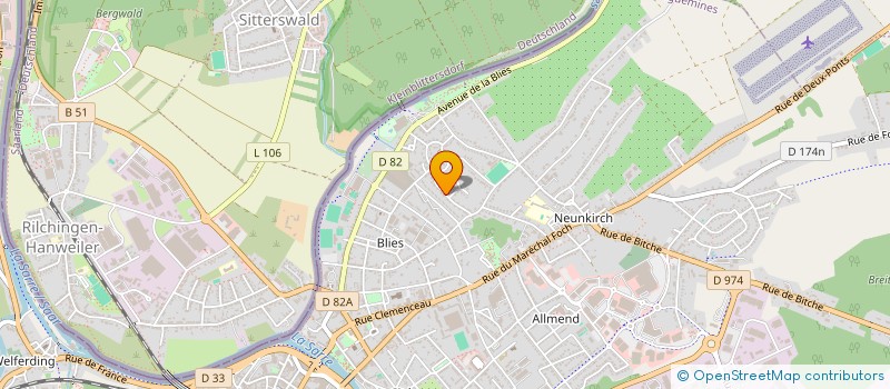 localisation de l'entreprise MADAME SUKRIYE KAHRAMAN  SARREGUEMINES