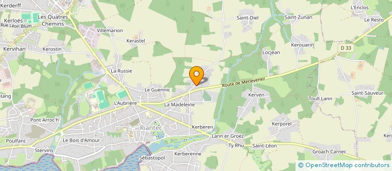 localisation de l'entreprise MADAME SULIANE HAMON à RIANTEC