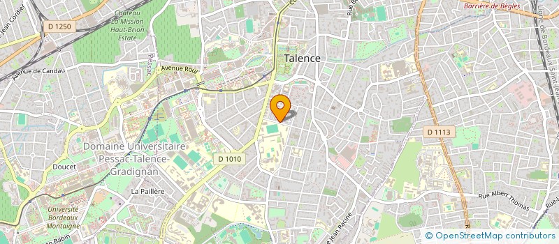 localisation de l'entreprise MADAME SULIENNE ADOLPHE  TALENCE