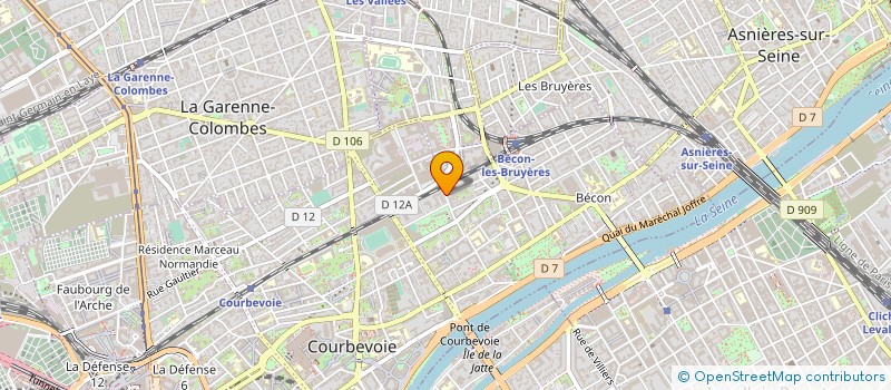 localisation de l'entreprise MADAME SULING WANG à COURBEVOIE