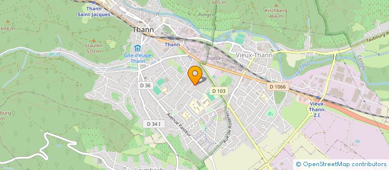 localisation de l'entreprise MADAME SULTAN POLAT à THANN