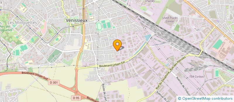 localisation de l'entreprise MADAME SULTHANIAMMASABU KAMAL DEEN  VENISSIEUX