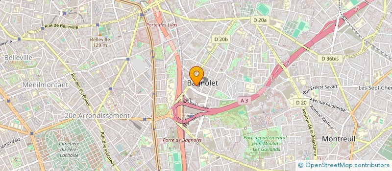 localisation de l'entreprise MADAME SUMAIYA MERCHANT  BAGNOLET