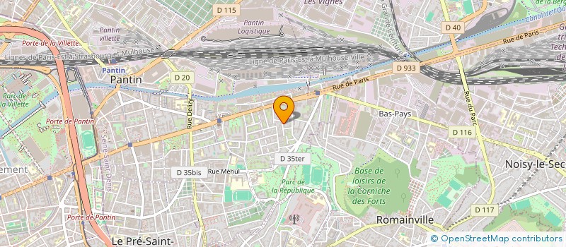 localisation de l'entreprise MADAME SUMAYIYA MBABAZI  PANTIN