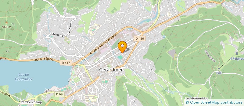 localisation de l'entreprise MADAME SUMEYRA DURAN  GERARDMER