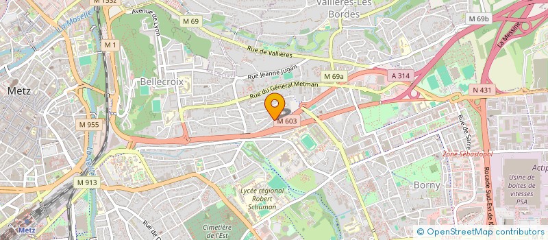 localisation de l'entreprise MADAME SUMEYYA OZKAYA  METZ