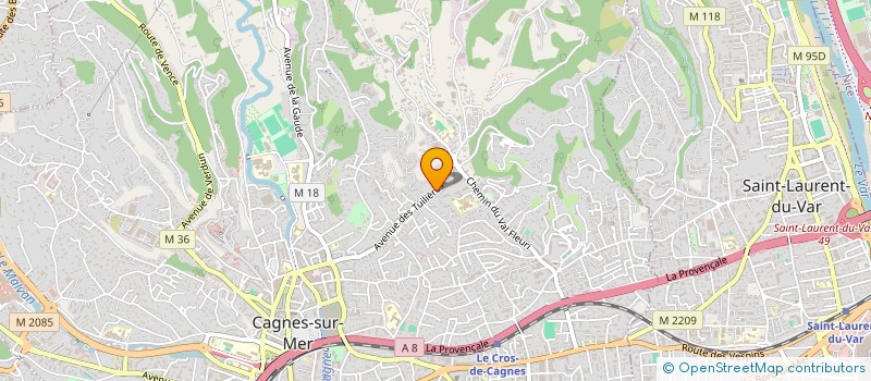 localisation de l'entreprise MADAME SUMONTRA BUNMAK à CAGNES-SUR-MER