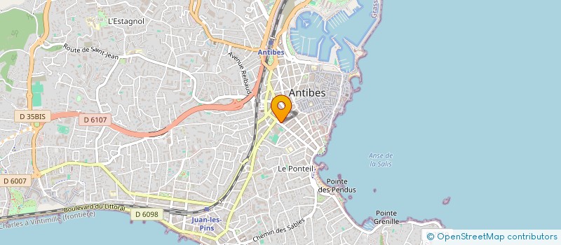 localisation de l'entreprise MADAME SUNG SOON EGBERTSEN  ANTIBES