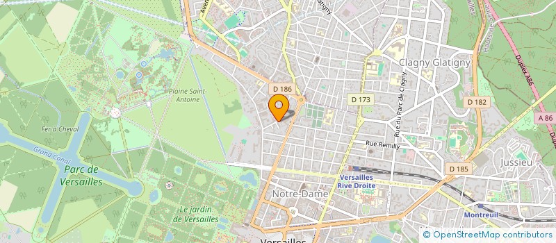 localisation de l'entreprise MADAME SUNGHEE HWANG à VERSAILLES