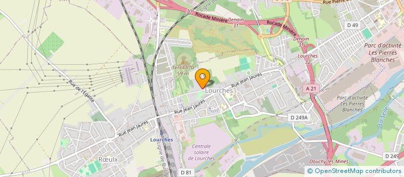 localisation de l'entreprise MADAME SUNITA AVADANEI  LOURCHES