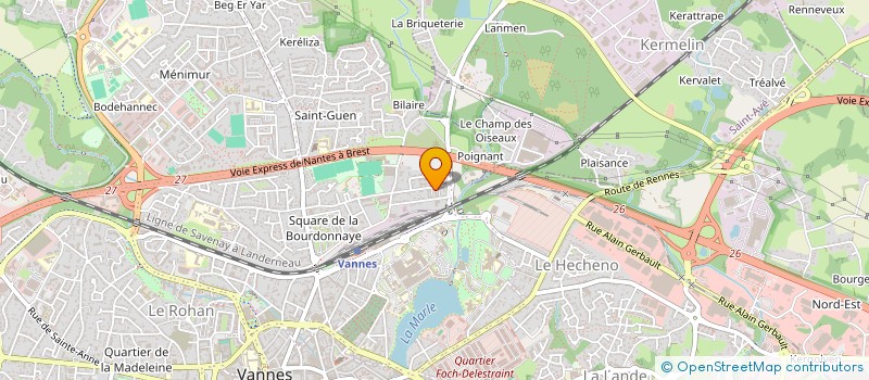 localisation de l'entreprise MADAME SUNITA SARWARY à VANNES