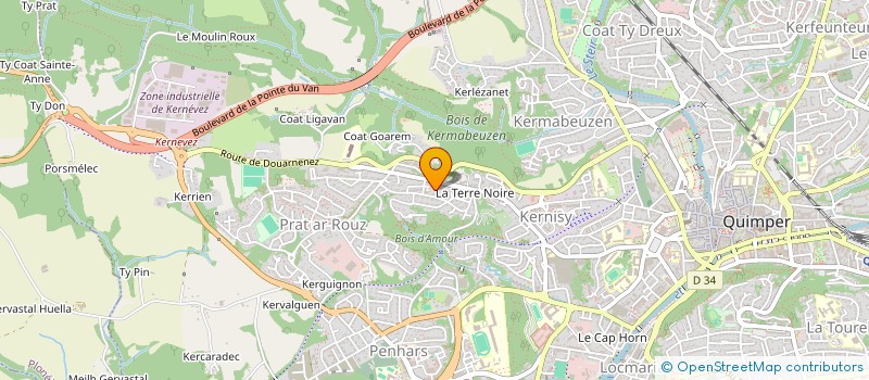 localisation de l'entreprise MADAME SUNITA SILWAL  QUIMPER