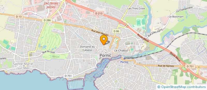 localisation de l'entreprise MADAME SUNNY THOMAS  PORNIC