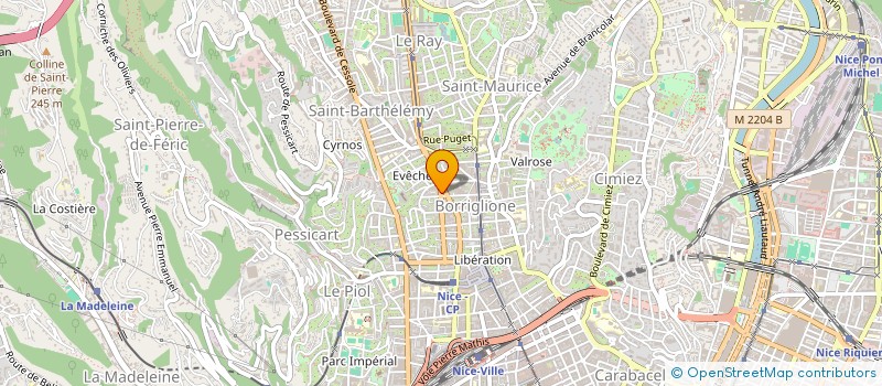 localisation de l'entreprise MADAME SUNNYA ADJIBI à NICE