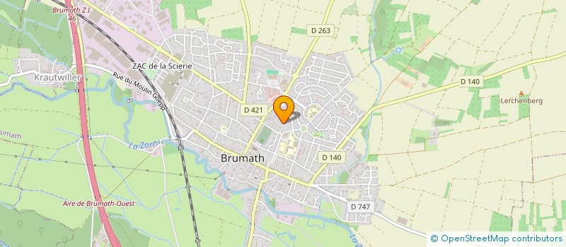 localisation de l'entreprise MADAME SUPALAK SOPALUN  BRUMATH