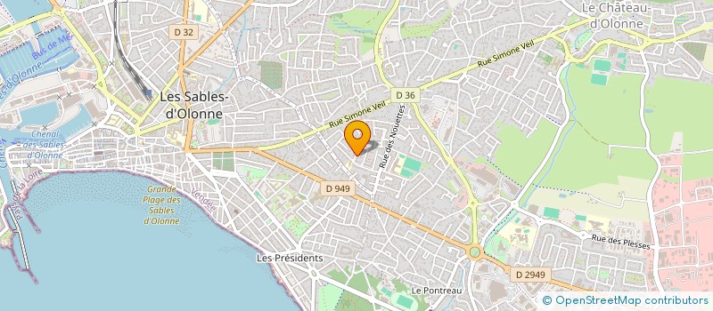localisation de l'entreprise MADAME SUPAPORN FLORES-MONTATHONG à LES SABLES D'OLONNE