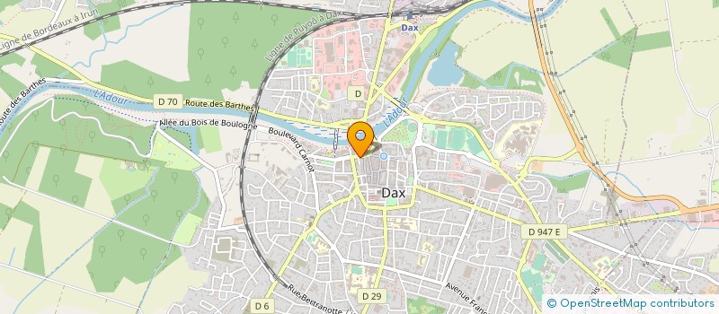 localisation de l'entreprise MADAME SUPAWADEE CHAISRI  DAX