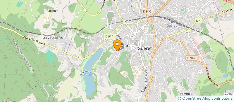 localisation de l'entreprise MADAME SUPIT NONTAMIT à GUERET