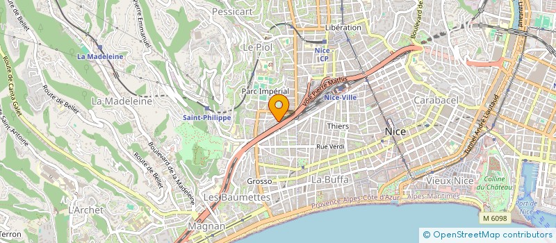 localisation de l'entreprise MADAME SUPUK WOLFIN à NICE