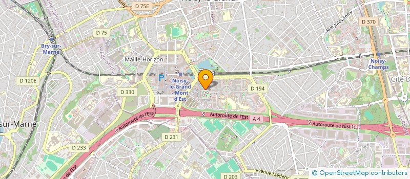 localisation de l'entreprise MADAME SURONG KANG  NOISY-LE-GRAND