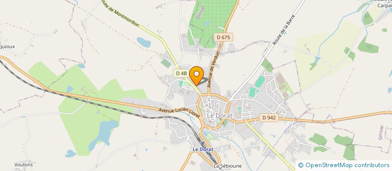 localisation de l'entreprise MADAME SUSAN ANN BLAKE  LE DORAT